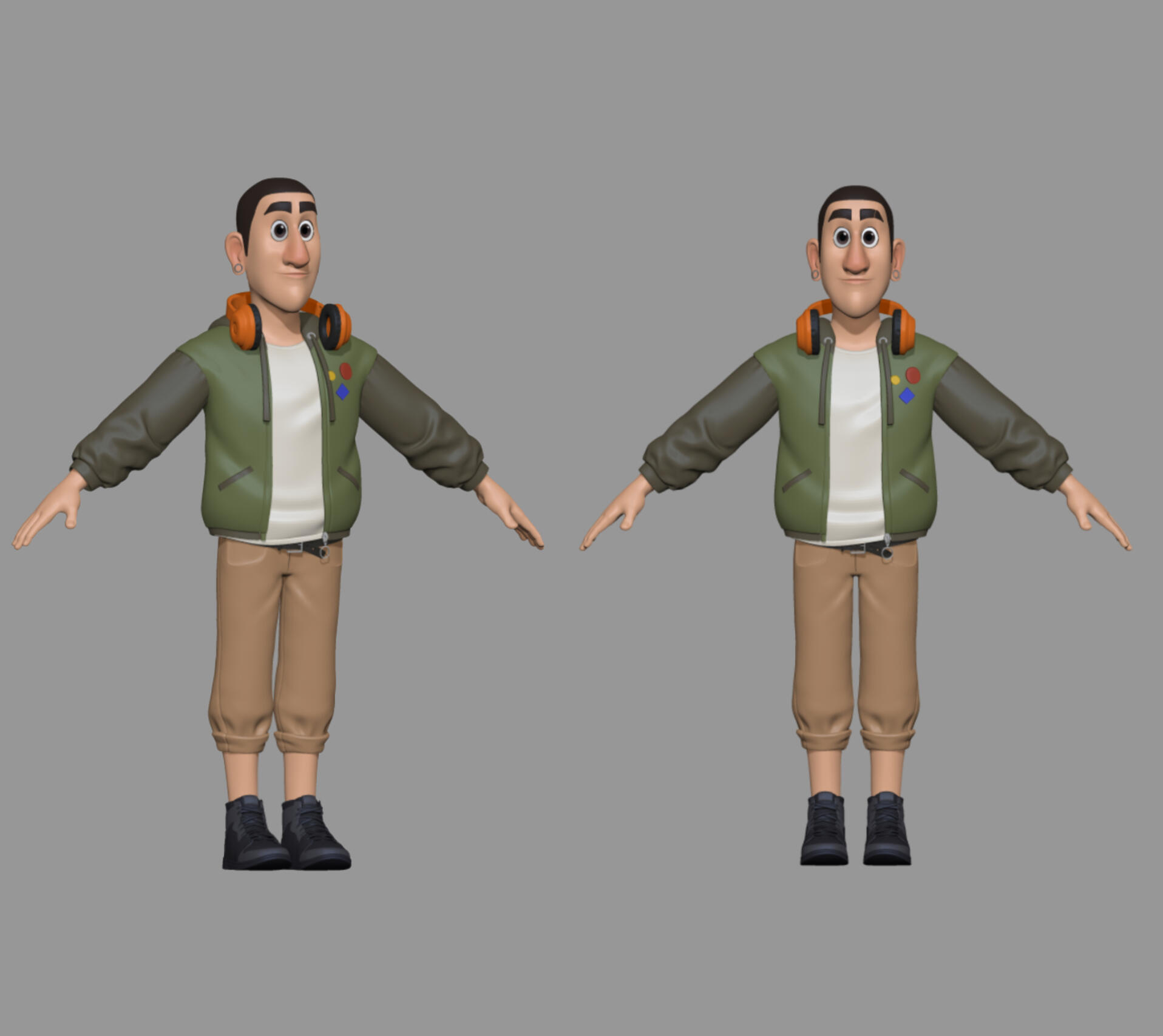 3D model rotation
